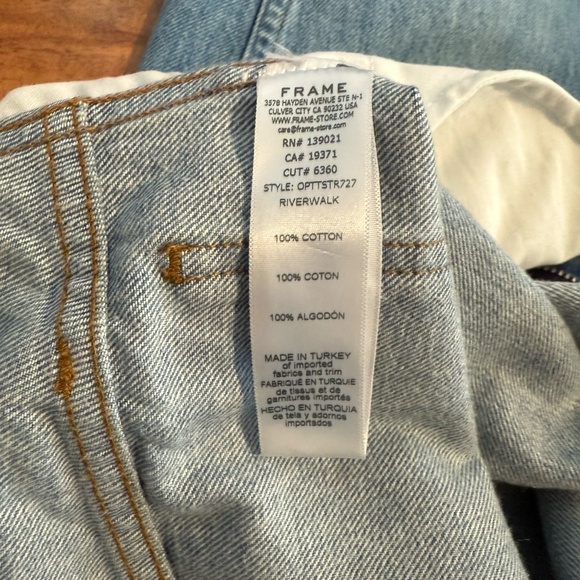 Frame Riverwalk straight leg jeans size 28 - Picture 8 of 11